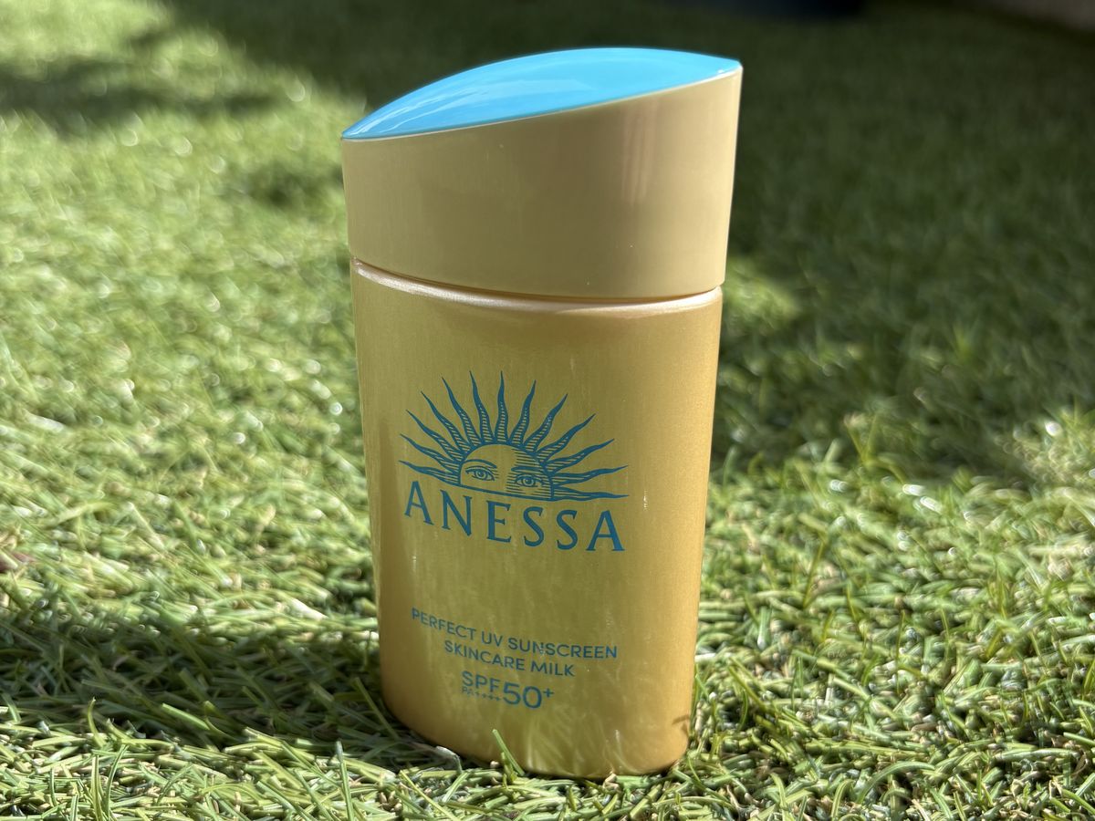 ANESSA Perfect UV Sunscreen Skincare Milk bottle — my top overall Japanese sunscreen pick