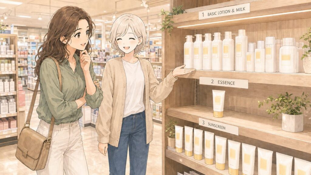 Japanese drugstore skincare