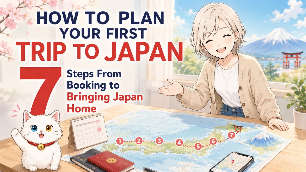 How to plan your first trip to Japan: 7 steps from booking to bringing Japan home